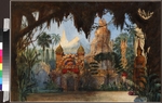 Hartmann, Viktor Alexandrovich - Stage design for the opera Ruslan and Lyudmila by M. Glinka