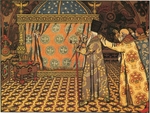 Bilibin, Ivan Yakovlevich - Illustration to the fairytale The Golden Cockerel by A. Pushkin