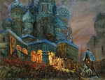 Fedorovsky, Fyodor Fyodorovich - Stage design for the opera Boris Godunov by M. Musorgsky
