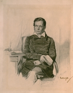 Diez, Samuel Friedrich - Portrait of the Poet Prince Pyotr Andreyevich Vyazemsky (1792-1878)