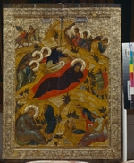 Russian icon - The Nativity