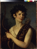 Varnek, Alexander Grigoryevich - Portrait of the Actress and Ballet dancer Evgenia Kolosova (1782-1869)