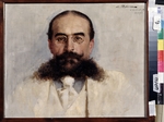 Galkin, Ilya Savvich - Portrait of the writer, pedagogue, and playwright Vladimir I. Nemirovich-Danchenko (1858-1943)