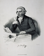 German master - Portrait of the composer Joseph Haydn (1732-1809)