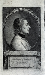 Rode, Christian Bernhard - Portrait of the poet and physiognomist Johann Kaspar Lavater (1741-1801)