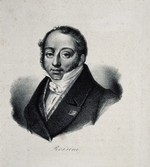 French master - Portrait of the composer Gioachino Antonio Rossini (1792-1868)