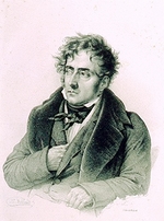 Belliard, Zéphirin Félix Jean Marius - Portrait of a French writer, politician and diplomat François-René, vicomte de Chateaubriand (1768-1848)