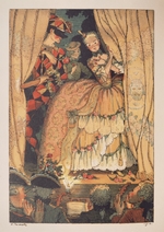 Somov, Konstantin Andreyevich - Illustration to The Book of Marquise by Franz Blei