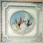 Monighetti, Ippolit Antonovich - Design of a Plafond over the staicase for the Anichkov Palace