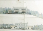 Stackenschneider, Andrei Ivanovich - Design of the residence of Duke of Leuchtenberg in Sergievka