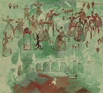 Zolotaryev, Nikolai Nikolayevich - Stage design for the ballet Love for Love by T. Khrennikov