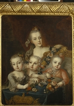 Antropov, Alexei Petrovich - Portrait of Children of Empress Maria Theresia of Austria (1717-1780)
