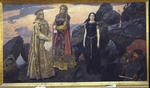 Vasnetsov, Viktor Mikhaylovich - Three queens of the underground kingdom