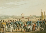 Clark, John Heaviside - Church service of the Coalition troops at the Battle field near Teplice in 1813
