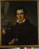 Tropinin, Vasili Andreyevich - Portrait of the sculptor Ivan P. Vitali (1794-1855)