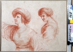 Guercino - Two women figures