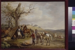 Adam, Albrecht - Outposts of French Horse Artillery
