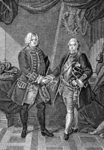 Wolff, Ulrich Ludwig Friedrich - The Fraternization of Kings Frederick I of Prussia and Augustus II of Poland