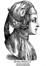 Medici, Marie, de' - Self-portrait