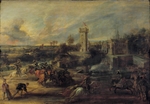 Rubens, Pieter Paul - Tournament in front of Castle Steen