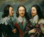 Dyck, Sir Anthony van - Charles I, King of England  (1600-1649), from Three Angles (The Triple Portrait)