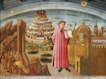 Michelino, Domenico di - Dante and the Divine Comedy (The Comedy Illuminating Florence)