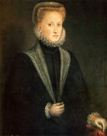 Anguissola, Sofonisba - Portrait of Anna of Austria (1549-1580), Queen consort of Spain and Portugal
