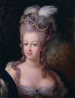 Gautier Dagoty, Jean-Baptiste André - Portrait of Queen Marie Antoinette of France (1755-1793)