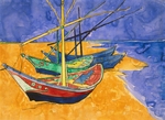 Gogh, Vincent, van - Boats on the Beach of Saintes-Maries-de-la-Mer