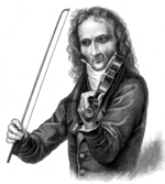 Anonymous - Portrait of the violinist, violist and composer Niccolò Paganini (1782-1840)