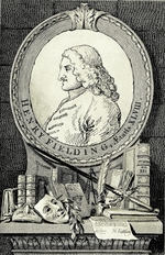 Hogarth, William - Portrait of the novelist and playwright Henry Fielding (1707-1754)