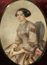 Anonymous - Portrait of the writer Avdotya Panayeva (1819-1893)