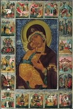 Russian icon - The Virgin of Vladimir