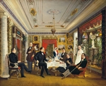 Voloskov, Alexei Yakovlevich - At the Tea Table