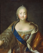 Argunov, Ivan Petrovich - Portrait of Empress Elizabeth of Russia (1709-1762)