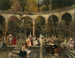 Flameng, François - Bathing of Court Ladies in the 18th Century