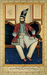 Muhammad Isfahani - Portrait of Naser al-Din Shah Qajar (1831-1896)