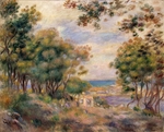 Renoir, Pierre Auguste - Landscape at Beaulieu