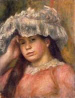 Renoir, Pierre Auguste - Young Girl in a Hat
