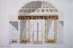 Cameron, Charles - Design for the Jasper Cabinet in the Agate Pavilion at Tsarskoye Selo