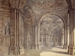 Clérisseau, Charles Louis - Interior of the Villa Madama in Rome