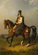 Krafft, Johann Peter - Equestrian Portrait of Holy Roman Emperor Francis II (1768-1835)