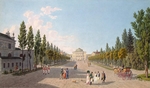 Lory, Mathias Gabriel - View of the Pavlovsk Palace from the Park