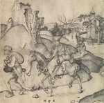Schongauer, Martin - Peasant Family Going to the Market