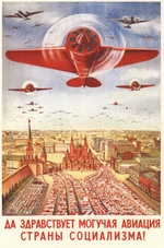 Dobrovolsky, Viktor Nikolaevich - Long live to the strong aviation of the socialism country!