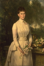 Sohn, Carl Rudolph - Portrait of Grand Duchess Elizaveta Fyodorovna (1864-1918), Princess Elizabeth of Hesse and by Rhine