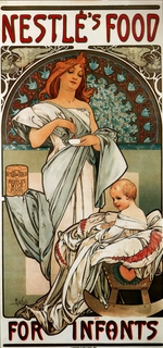 Mucha, Alfons Marie - Nestlé's Food for Infants (Poster)
