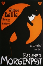 Edel, Edmund - Wittwe Dalila in der Berliner Morgenpost (Poster)