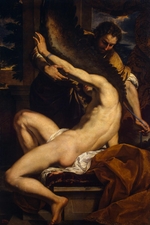 Le Brun, Charles - Daedalus and Icarus