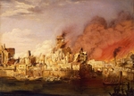 Martens, Ditlev - The great fire of Hamburg on 5 May 1842